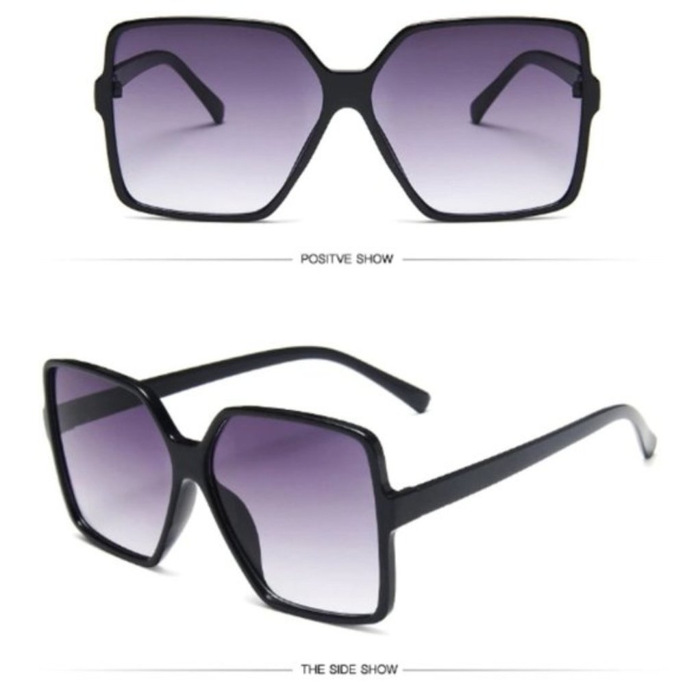 💎✨ Oversized Squared Sunglasses - Picture 9 of 10